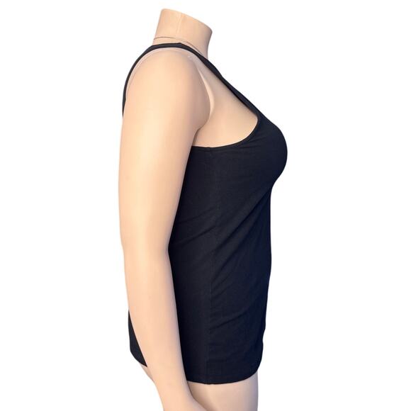 Torrid High Neck Tank Top  Size 3X in Black - Picture 3 of 5